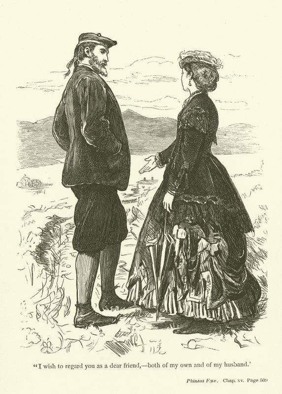 Phineas Finn的例证安东尼Trollope 作者 约翰·埃弗里特·米莱斯