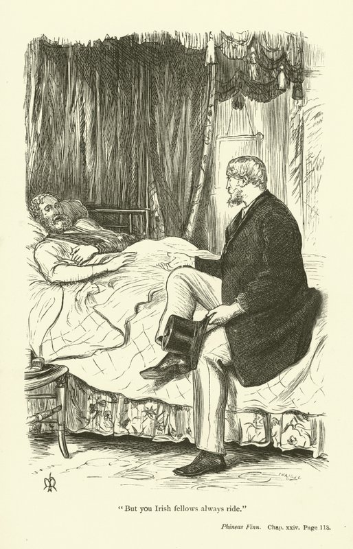 Phineas Finn的例证安东尼Trollope 作者 约翰·埃弗里特·米莱斯