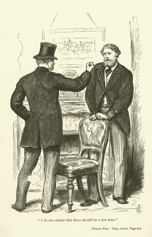 Phineas Finn的例证安东尼Trollope 作者 约翰·埃弗里特·米莱斯