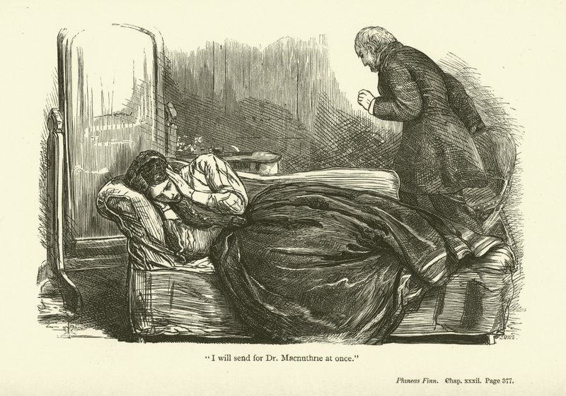 Phineas Finn的例证安东尼Trollope 作者 约翰·埃弗里特·米莱斯