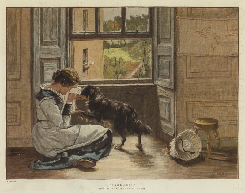告别（chromolitho） 作者 约翰·亨利·洛里默