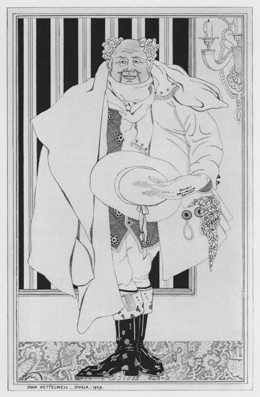 威廉·康格里夫（William Congreve）的《世界之道》插图（石版画） 作者 约翰·凯特威尔