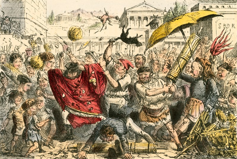 Appius Claudius受到了人民的惩罚 作者 约翰·里奇