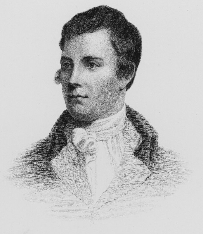 Portrait of Robert Burns (engraving) 作者 约翰·莫尔（史密斯先生）