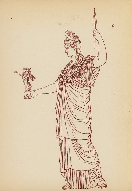 古希腊女性服饰（石版画） 作者 约翰·莫尔·史密斯