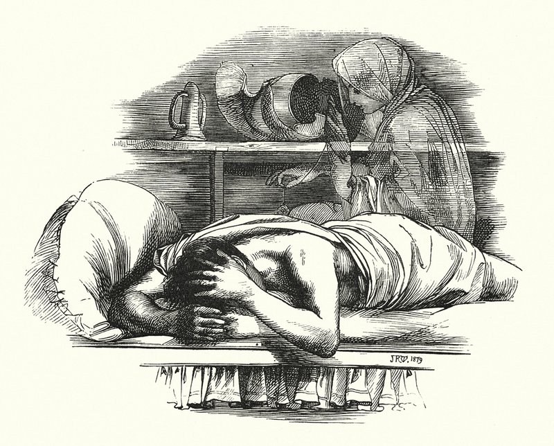 露迪雅的幽灵》（雕刻） 作者 约翰·莱因哈德·韦格林