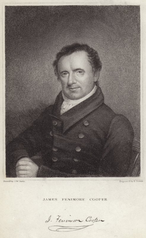 James Fenimore Cooper的肖像 作者 约翰·卫斯理·贾维斯