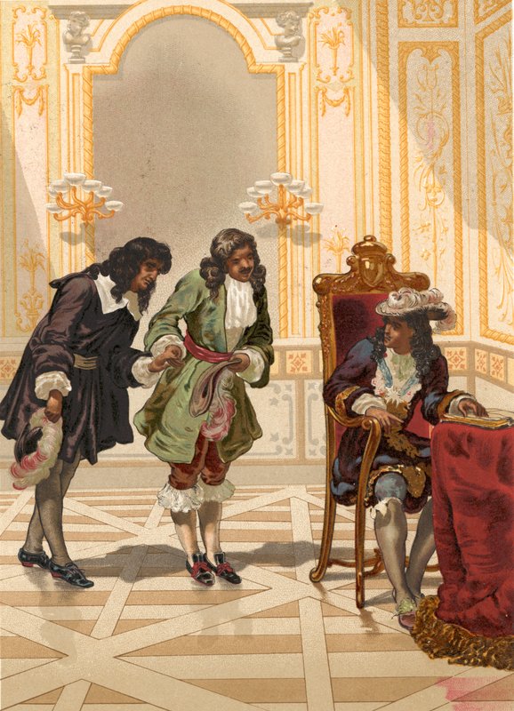 Giovanni Domenico Cassini由Colbert送给Louis XIV 作者 Josep或Jose Planella Coromina