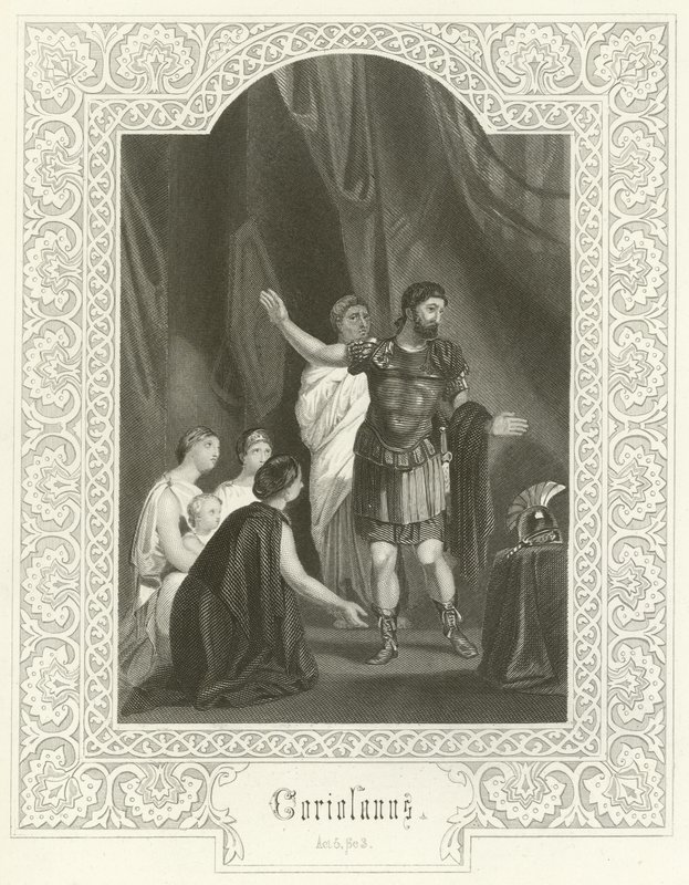 Coriolanus，第五幕，场景III 作者 约瑟夫·肯尼·梅多斯