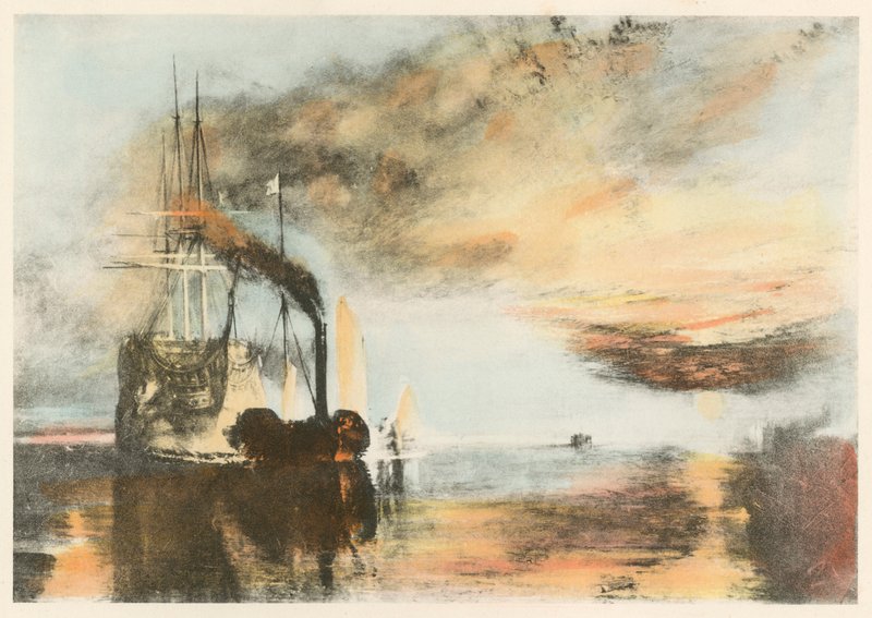 战斗的Temeraire 作者 约瑟夫·马洛德·威廉·特纳之后