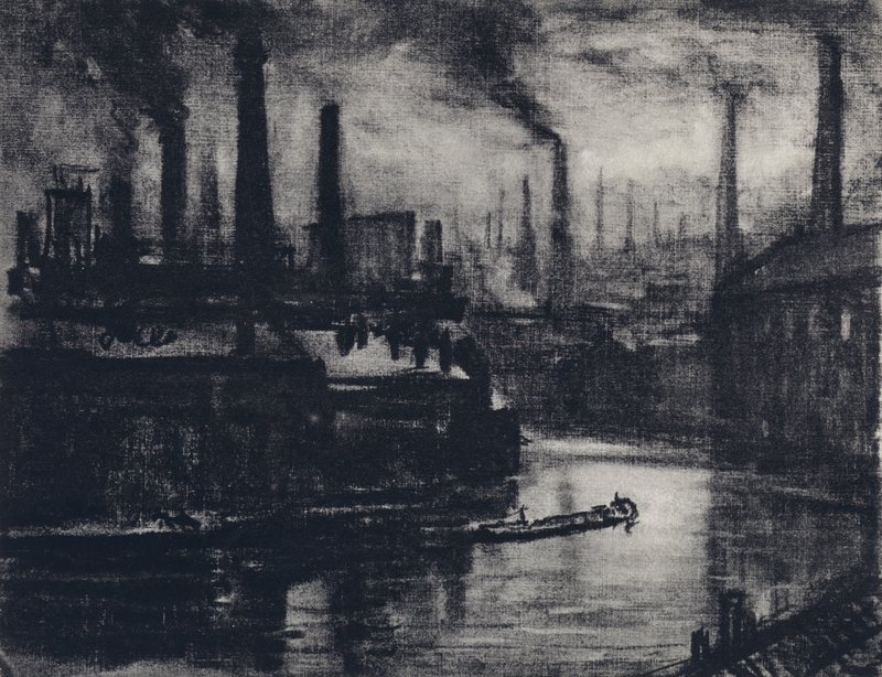 东伦敦(litho) 作者 约瑟夫·佩内尔（之后）
