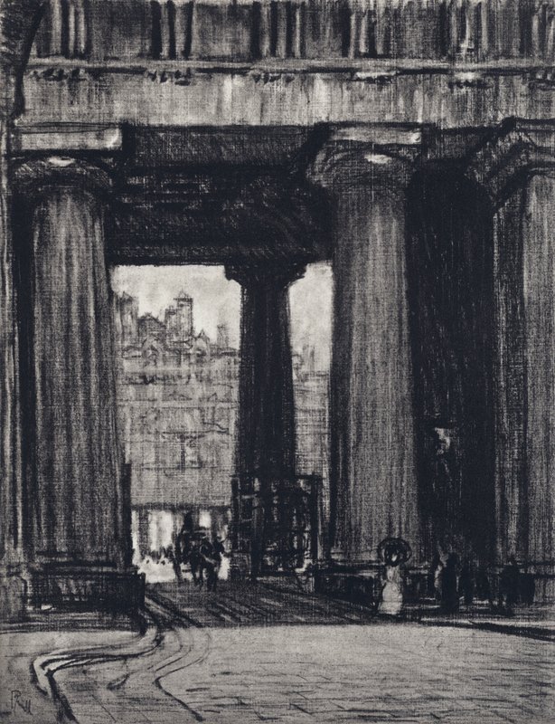 Euston Station (litho) 作者 约瑟夫·佩内尔（之后）