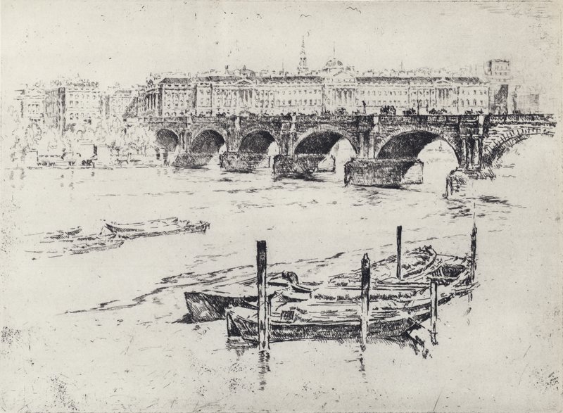 Somerset House (litho) 作者 约瑟夫·佩内尔（之后）