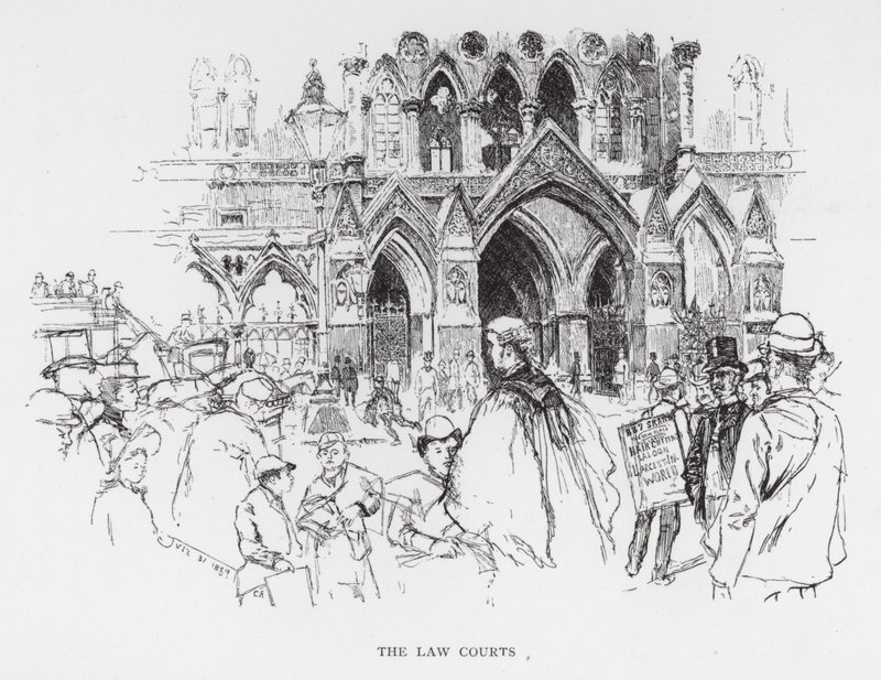 The Law Courts (litho) 作者 约瑟夫·佩内尔（之后）