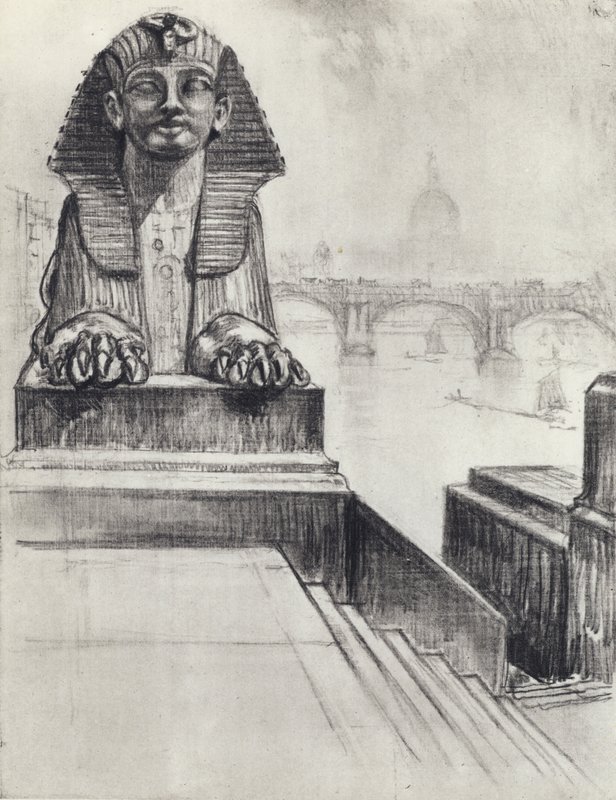 The Sphinx (litho) 作者 约瑟夫·佩内尔（之后）