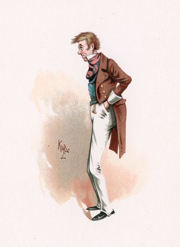 Toots，插图来自&39;查尔斯狄更斯的角色素描&39;，1890年 作者 约瑟夫·克莱顿·克拉克