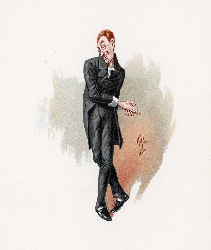 Uriah Heep，来自查尔斯狄更斯的“人物素描”插图，1890年 作者 约瑟夫·克莱顿·克拉克