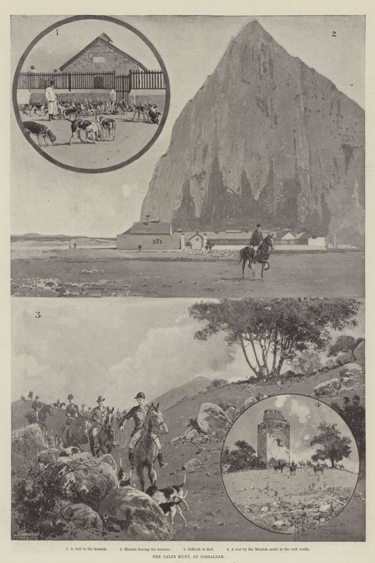 Calpe Hunt，直布罗陀 作者 约瑟夫·霍兰·特林厄姆