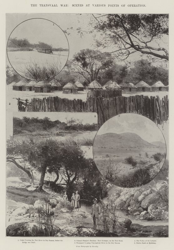 德兰士瓦战争，各个行动点的场景 作者 约瑟夫·霍兰·特林厄姆