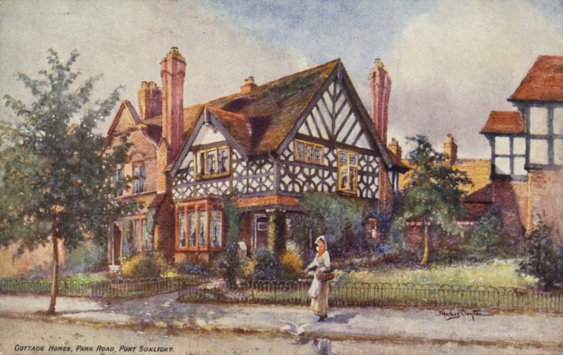Cottage Homes，Park Road，Port Sunlight 作者 约瑟夫·休斯·克莱顿