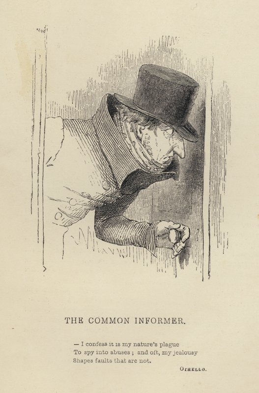 Kenny Meadows: The Common Informer (engraving) 作者 约瑟夫·肯尼（后）梅多斯