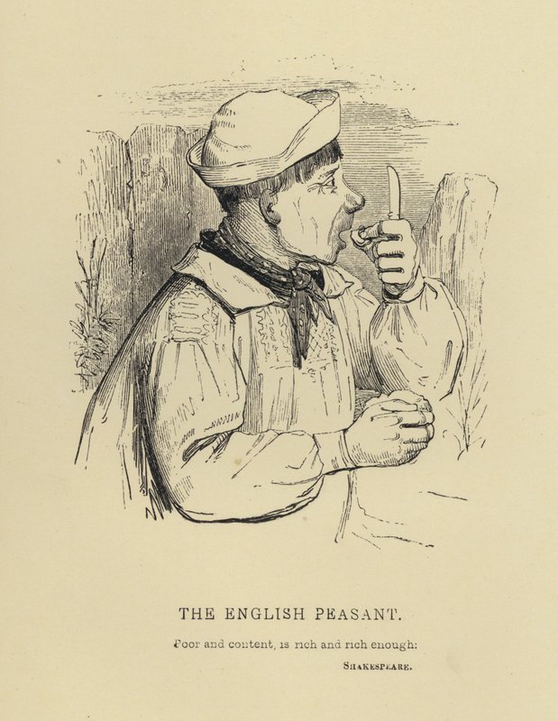 Kenny Meadows: The English Peasant (engraving) 作者 约瑟夫·肯尼（后）梅多斯