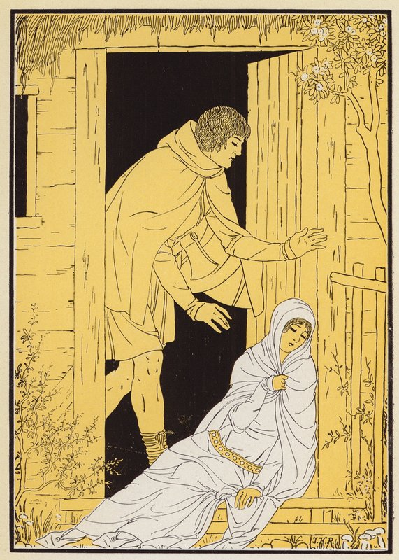 Berthe aux Grands Pieds（彩色石版画） 作者 约瑟夫·库恩·雷尼尔