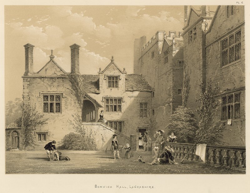 兰开夏郡Borwick Hall 作者 约瑟夫·纳什