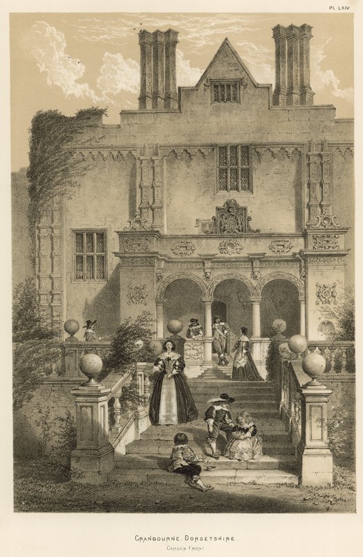 Cranbourne，Dorsetshire，Garden Front 作者 约瑟夫·纳什