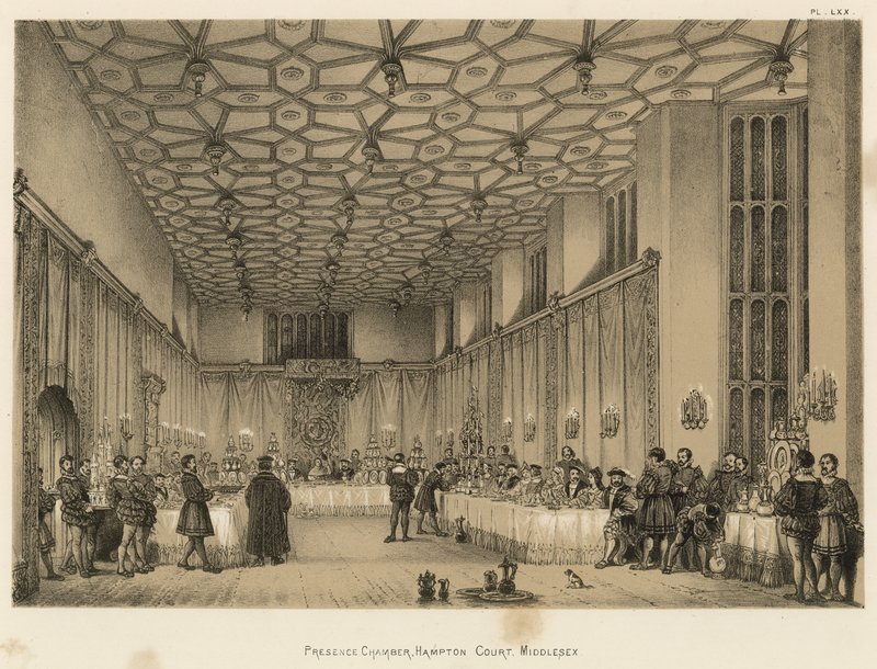 Presence Chamber，Hampton Court，Middlesex 作者 约瑟夫·纳什