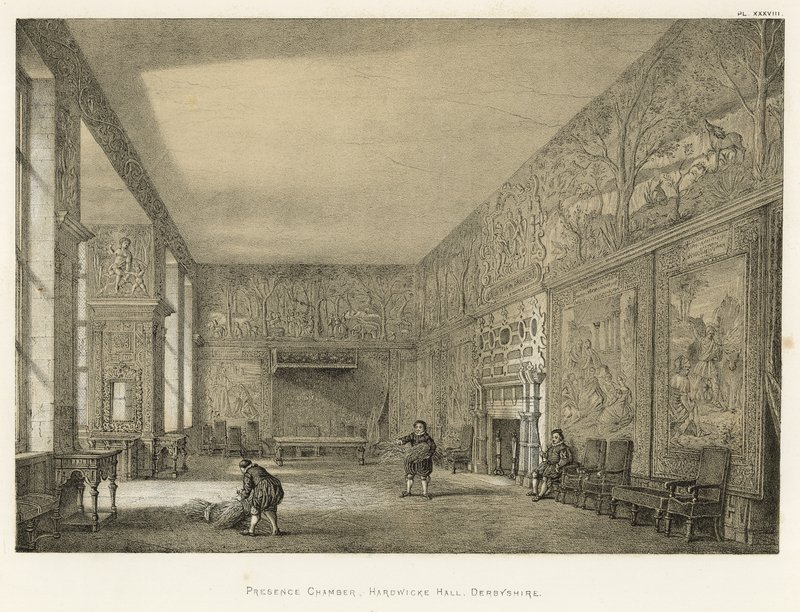 Presence Chamber，Hardwicke Hall，Derbyshire 作者 约瑟夫·纳什