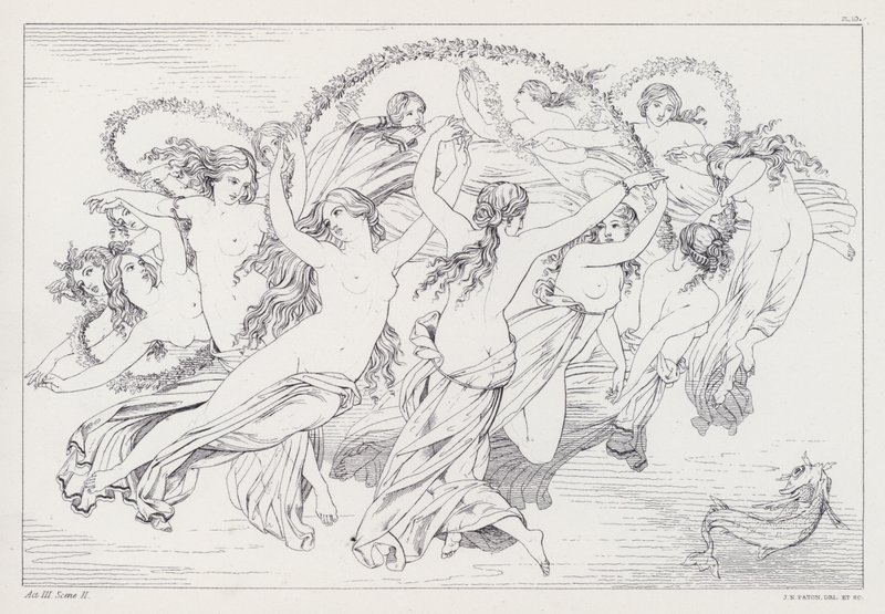Shelleys Prometheus Unbound，Act III，场景2 作者 约瑟夫·诺埃尔·佩顿之后