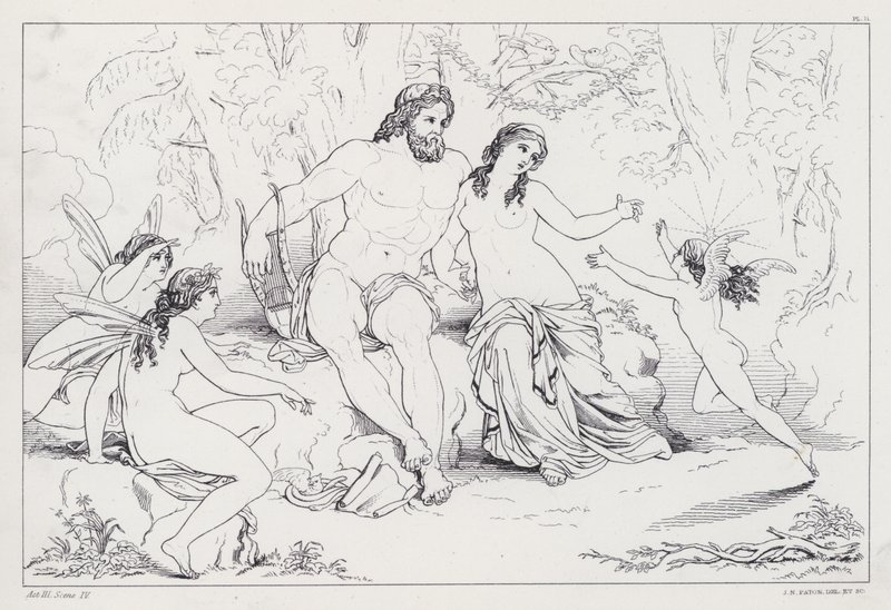 Shelleys Prometheus Unbound，Act III，Scene 4 作者 约瑟夫·诺埃尔·佩顿之后