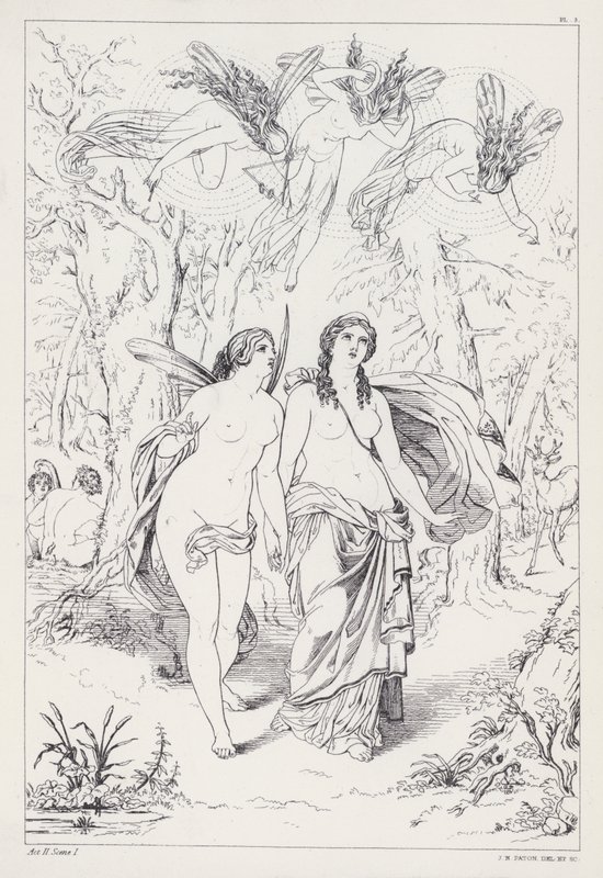 Shelleys Prometheus Unbound，Act II，Scene 1 作者 约瑟夫·诺埃尔·佩顿之后