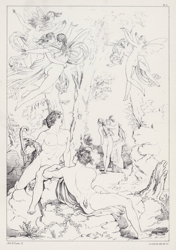 Shelleys Prometheus Unbound，Act II，场景2 作者 约瑟夫·诺埃尔·佩顿之后
