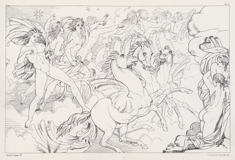 Shelleys Prometheus Unbound，Act II，Scene 4 作者 约瑟夫·诺埃尔·佩顿之后