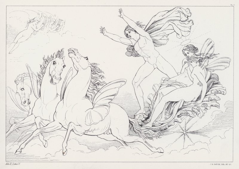 Shelleys Prometheus Unbound，Act II，Scene 5 作者 约瑟夫·诺埃尔·佩顿之后