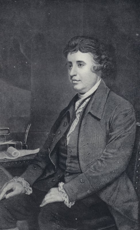 Edmund Burke (b/w photo) 作者 约书亚（之后）雷诺兹