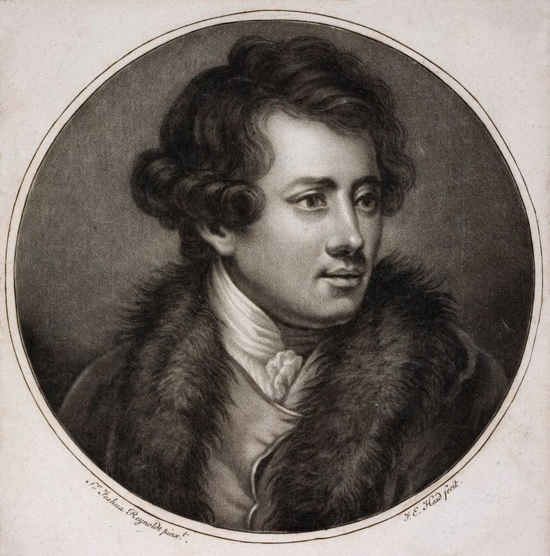 Francesco Bartolozzi, Italian artist and printmaker, one of the founders of the British Royal Academy (engraving) 作者 约书亚（之后）雷诺兹