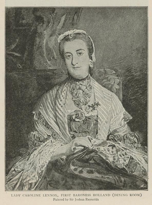 Lady Caroline Lennox，荷兰第一男爵夫人 作者 约书亚·雷诺兹（Joshua Reynolds）