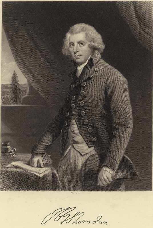 理查德布林斯利谢里丹 作者 约书亚·雷诺兹（Joshua Reynolds）