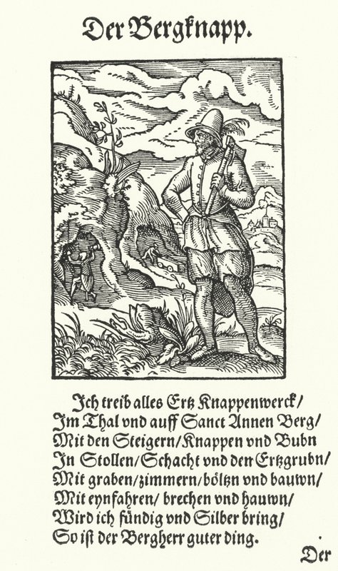 The Miner (engraving) 作者 约斯特（后）安曼