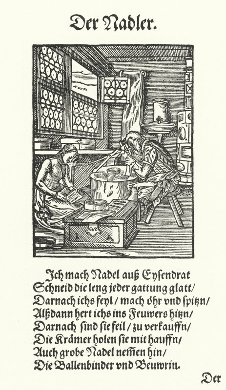 The Needle Maker (engraving) 作者 约斯特（后）安曼