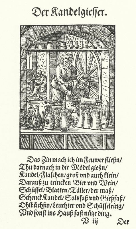 The Pewterer (engraving) 作者 约斯特（后）安曼