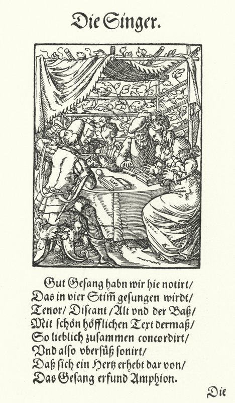 The Singers (engraving) 作者 约斯特（后）安曼