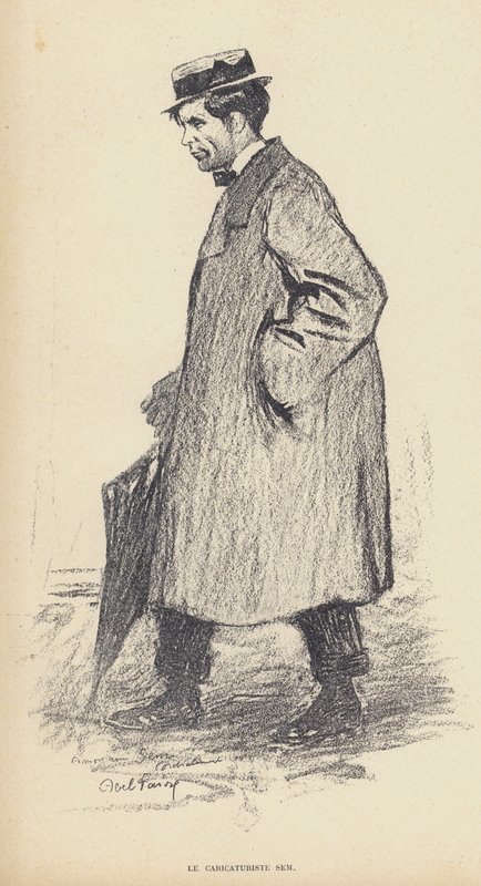 Sem (Georges Goursat) (1863-1934), French caricaturist (litho) 作者 朱尔斯·亚伯·费弗尔