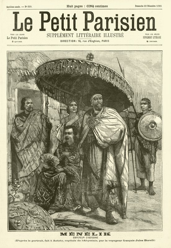 孟菲尼克，阿比西尼亚皇帝 作者 朱尔斯·波雷利（Jules Borelli）