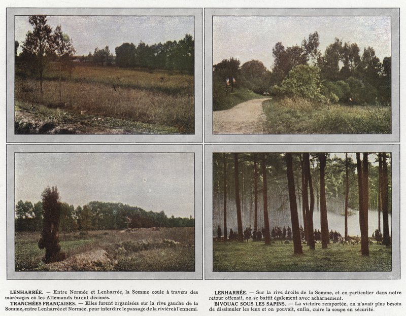 Lenharree，Lenharree，Tranchees Francaises，Bivouac在树下 作者 朱尔斯·格维斯·考特莱蒙