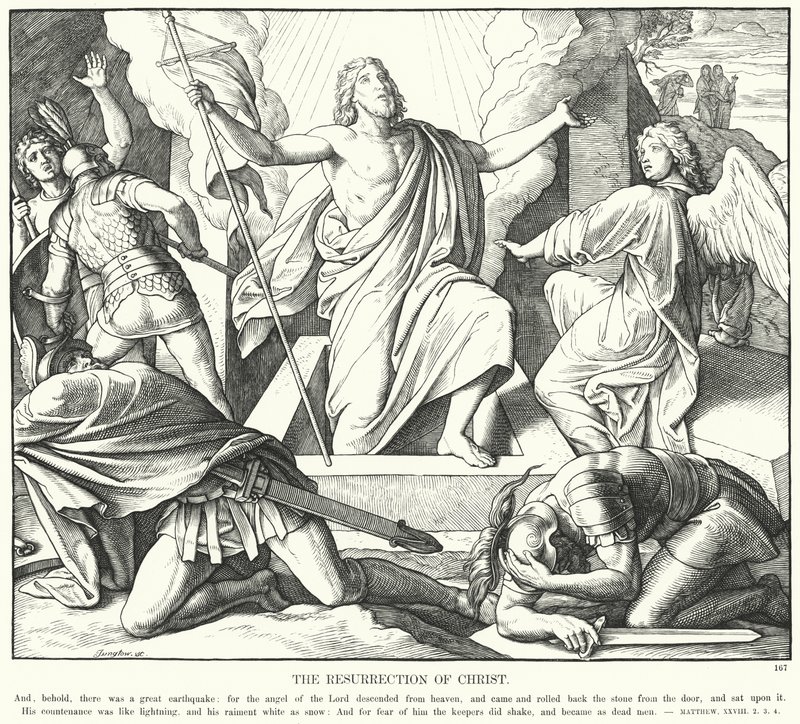 The Resurrection of Christ (engraving) 作者 朱利叶斯（后）施诺尔·冯·卡洛斯菲尔德