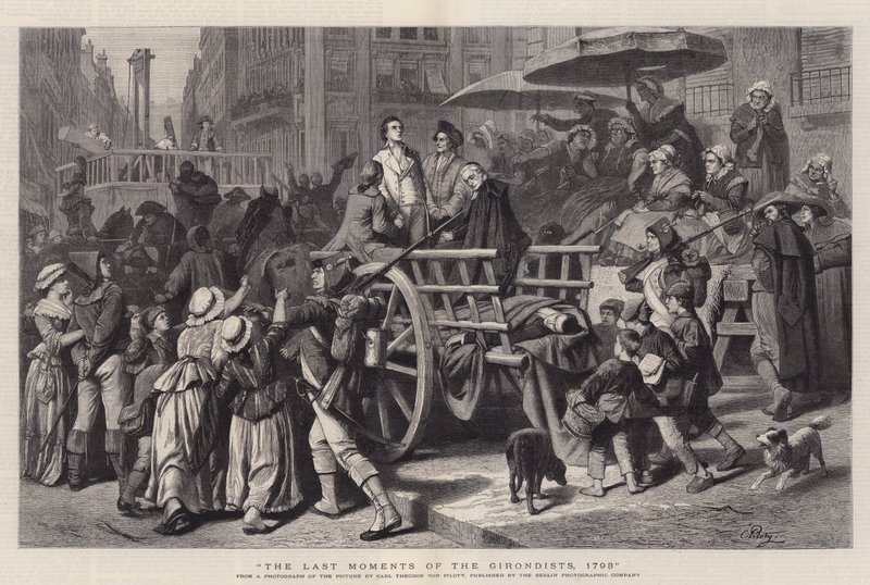 1793年吉伦特派的最后时刻 作者 卡尔·西奥多·冯·皮洛蒂